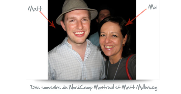 Des souvenirs de WordCamp Montreal et Matt Mullenweg